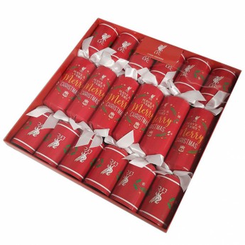 FC Liverpool vánoční sušenky 6 pcs Christmas Crackers
