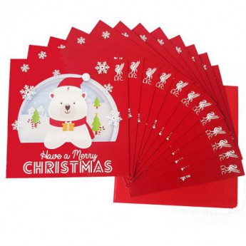 FC Liverpool vánoční přání 12 Pack Christmas Cards