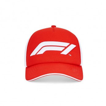 Formule 1 čepice baseballová kšiltovka Trucker red/white 2020