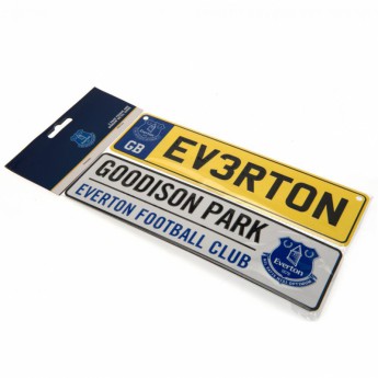 FC Everton sada značek Window & Fridge Sign Set