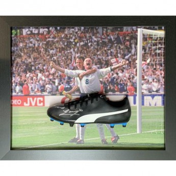 Legendy zarámovaná kopačka Gascoigne Signed Boot (Framed) England