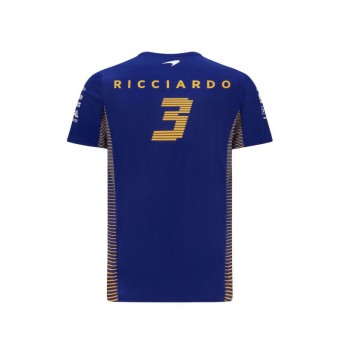 Mclaren Honda pánské tričko Ricciardo Blue F1 Team 2021