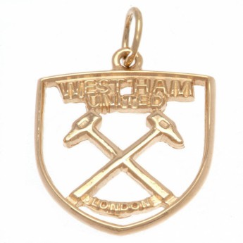 West Ham United zlatý přívěšek 9ct Gold Pendant Crest