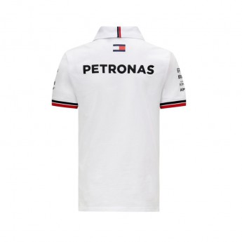Mercedes AMG Petronas pánské polo tričko White F1 Team 2021