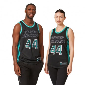 Mercedes AMG Petronas pánské tílko Lewis Hamilton 44 Basketball F1 Team 2021