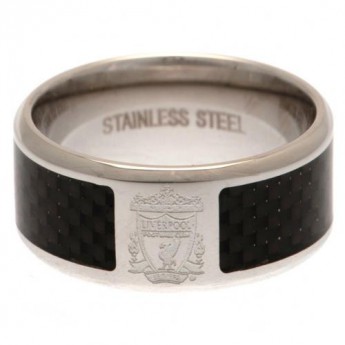 FC Liverpool prsten Carbon Fibre Ring Small