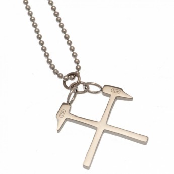 West Ham United řetízek na krk s přívěškem Stainless Steel Pendant & Chain HM