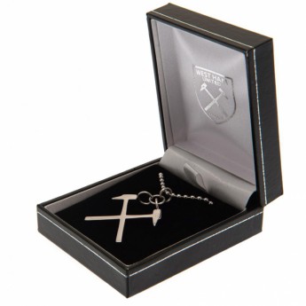 West Ham United řetízek na krk s přívěškem Stainless Steel Pendant & Chain HM