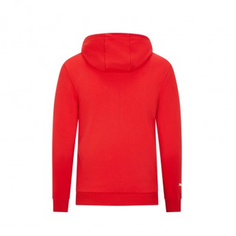 Ferrari dětská mikina s kapucí PUMA sweatshirt logo red F1 Team 2021