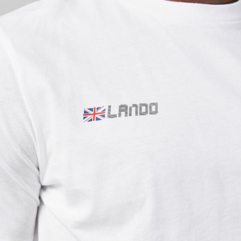 Mclaren Honda pánské tričko Lando NO4 White F1 Team 2021