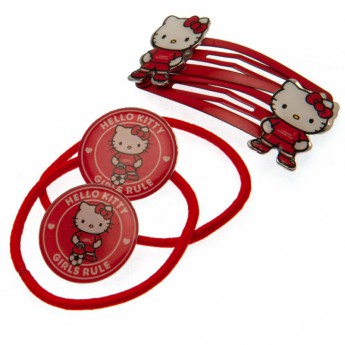 FC Liverpool sponky a gumičky do vlasů Hello Kitty