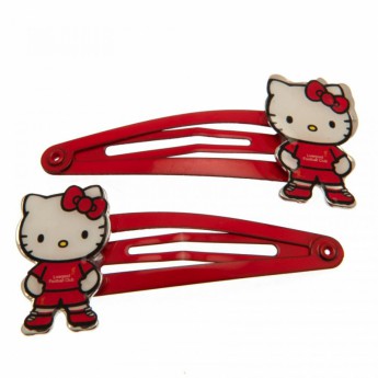 FC Liverpool sponky a gumičky do vlasů Hello Kitty