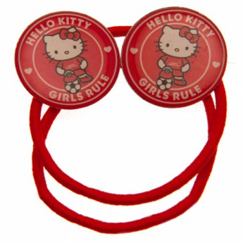 FC Liverpool sponky a gumičky do vlasů Hello Kitty