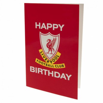 FC Liverpool narozeninové přání Liverbird
