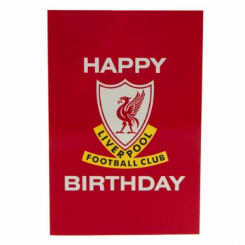 FC Liverpool narozeninové přání Liverbird