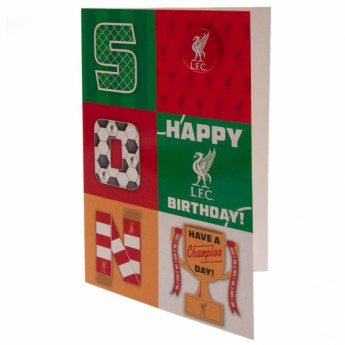 FC Liverpool narozeninové přání Son