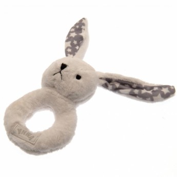 FC Liverpool plyšová hračka Baby Rattle Rabbit