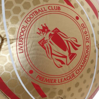 FC Liverpool fotbalový míč Premier League Champions Gold Signature Football - Size 5