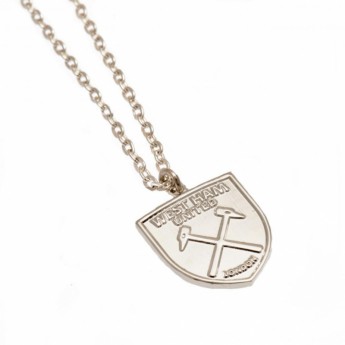 West Ham United řetízek na krk s přívěškem Silver Plated Pendant & Chain XL