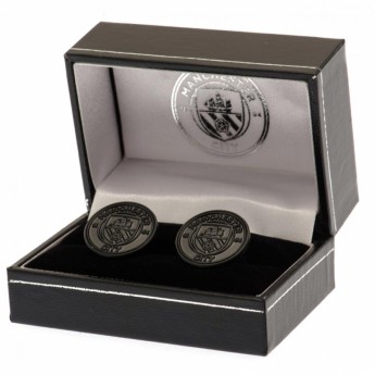 Manchester City manžetové knoflíčky Black IP Cufflinks