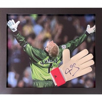 Legendy obrázek v rámečku Schmeichel Signed Glove (Framed)