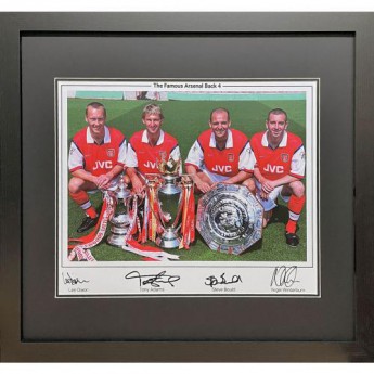 Legendy obrázek v rámečku Famous Back 4 Signed Framed Print