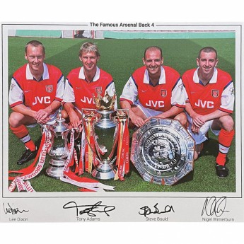 Legendy obrázek v rámečku Famous Back 4 Signed Framed Print