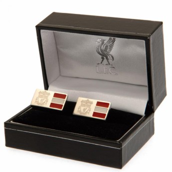 FC Liverpool manžetové knoflíčky Stainless Steel Stripe Cufflinks