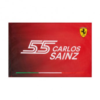 Ferrari vlajka Carlos Sainz 55 F1 Team 2021