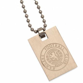 FC Rangers řetízek na krk se psí známkou dog tag