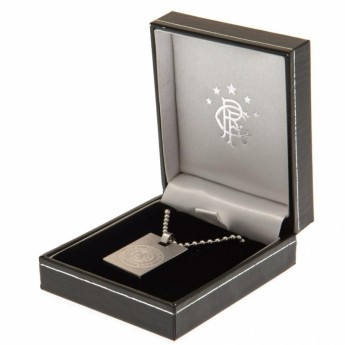 FC Rangers řetízek na krk se psí známkou dog tag
