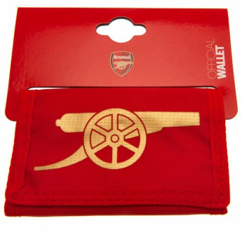 FC Arsenal peněženka z nylonu Nylon wallet red