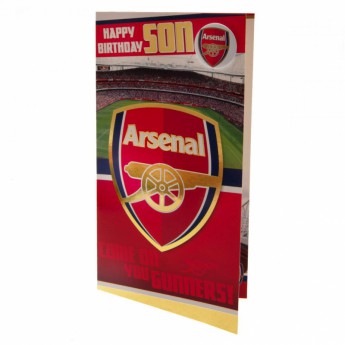 FC Arsenal blahopřání Birthday Card Son