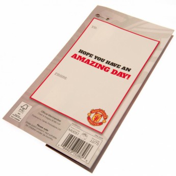 Manchester United blahopřání Birthday Card Brother