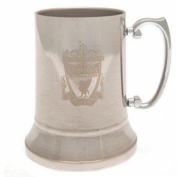 FC Liverpool sklenice stainless steel tankard