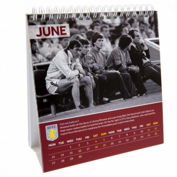 Aston Villa stolní kalendář 2022