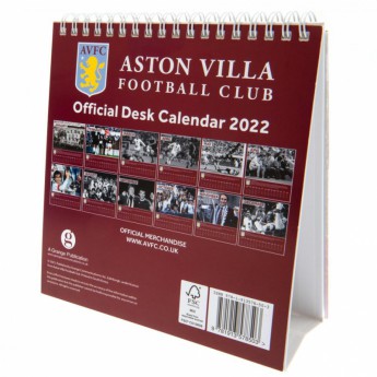 Aston Villa stolní kalendář 2022