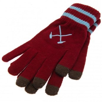 West Ham United pletené rukavice adult