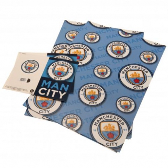 Manchester City balící papír 2 pcs Gift Wrap