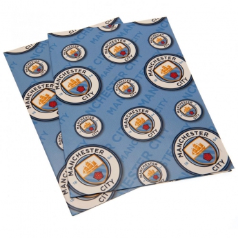 Manchester City balící papír 2 pcs Gift Wrap