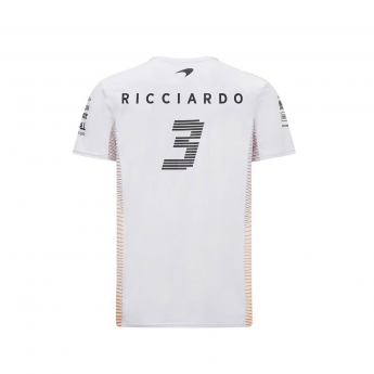 Mclaren Honda pánské tričko Ricciardo White F1 Team 2021