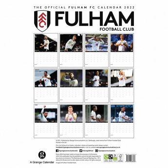 Fulham kalendář 2022