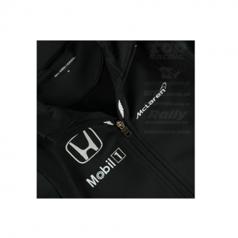 Mclaren Honda dětská bunda Softshell black F1 Team 2021