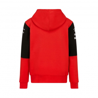 Ferrari dětská mikina s kapucí sweatshirt redblack F1 Team 2022