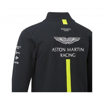 Aston Martin pánská mikina team sweatshirt navy blue