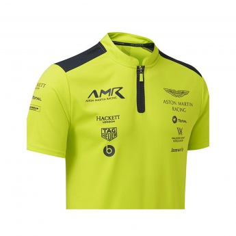 Aston Martin pánské polo tričko mens team polo shirt lime