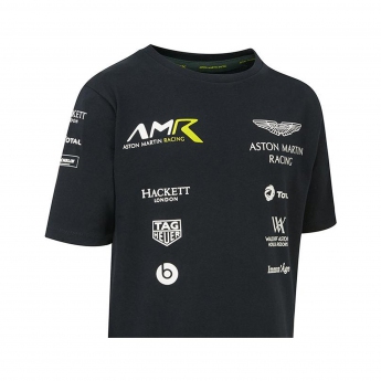 Aston Martin dětské tričko team t-shirt navy blue Team