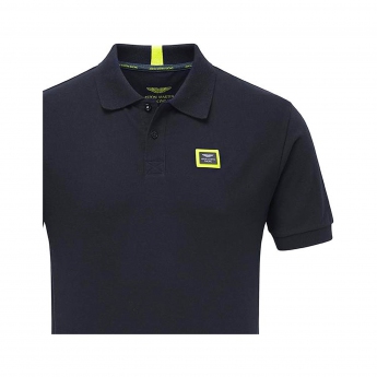Aston Martin pánské polo tričko travel polo shirt navy blue