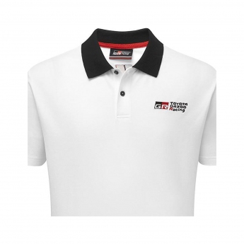 Toyota Gazoo Racing pánské polo tričko logo polo shirt white