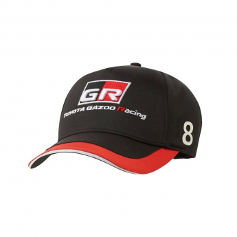 Toyota Gazoo Racing čepice baseballová kšiltovka mens team no. 8 baseball cap black